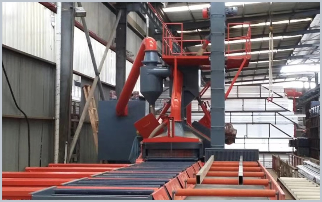 鋁型材噴砂機的作用